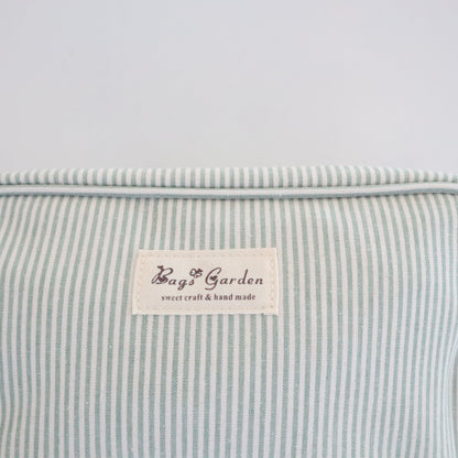 Bags Garden bolso de mano Neceser algodón Rayas Mint Bags Garden Bags Garden