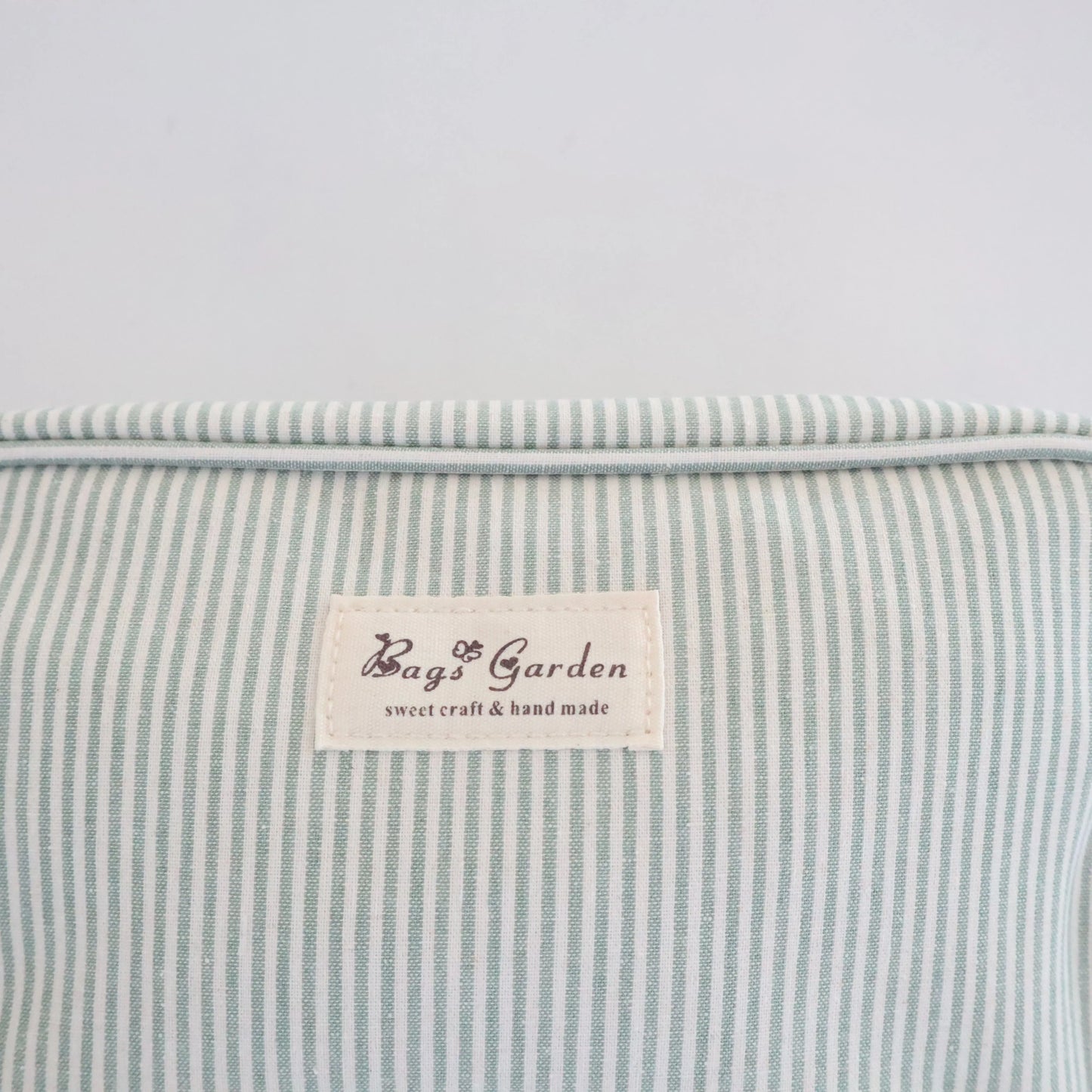 Bags Garden bolso de mano Neceser algodón Rayas Mint Bags Garden Bags Garden
