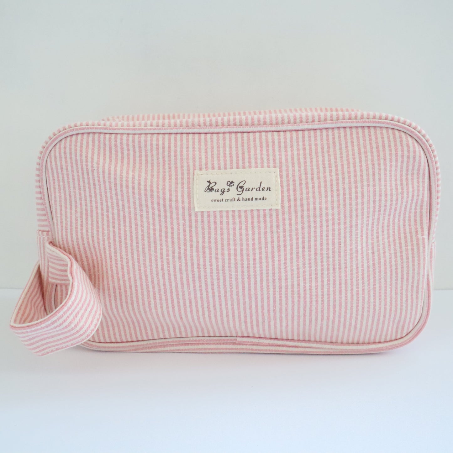 Bags Garden bolso de mano Neceser algodón Rayas Rosa Bags Garden Bags Garden