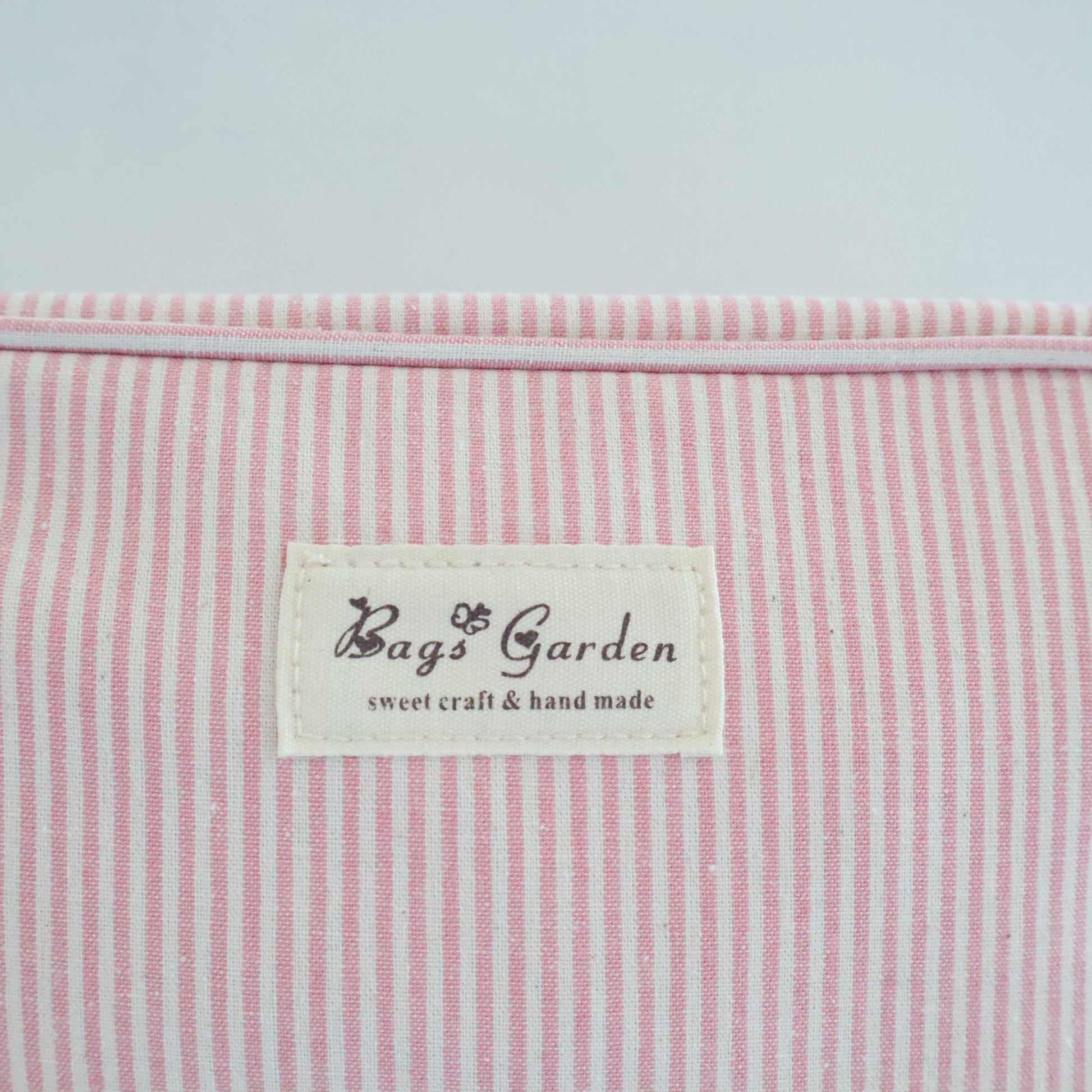 Bags Garden bolso de mano Neceser algodón Rayas Rosa Bags Garden Bags Garden