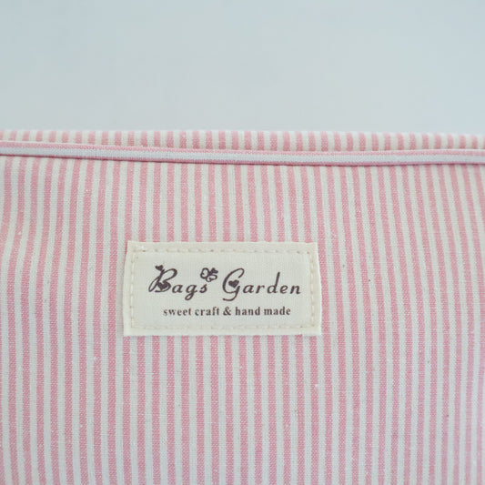 Bags Garden bolso de mano Neceser algodón Rayas Rosa Bags Garden Bags Garden