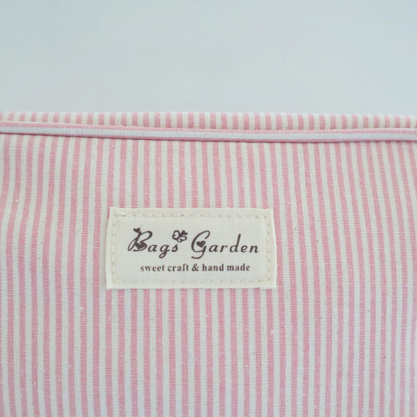 Bags Garden bolso de mano Neceser algodón Rayas Rosa Bags Garden Bags Garden