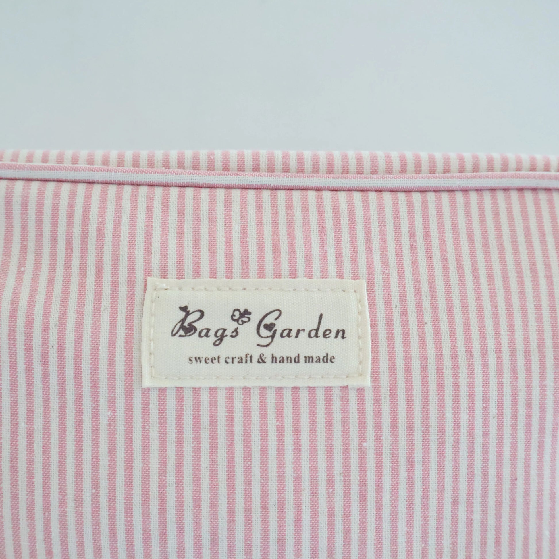 Bags Garden bolso de mano Neceser algodón Rayas Rosa Bags Garden Bags Garden