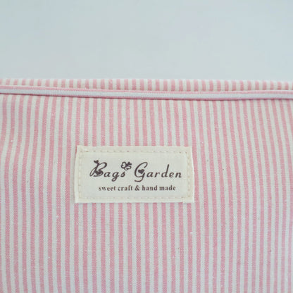 Bags Garden bolso de mano Neceser algodón Rayas Rosa Bags Garden Bags Garden