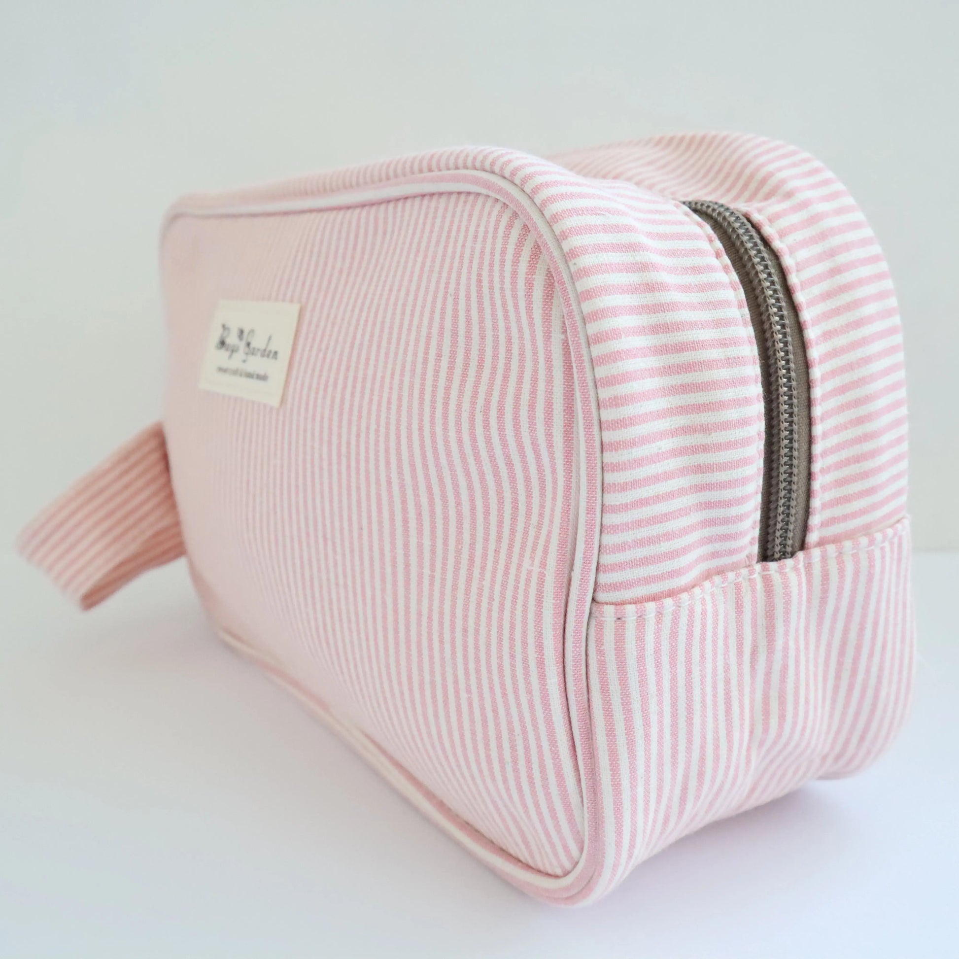 Bags Garden bolso de mano Neceser algodón Rayas Rosa Bags Garden Bags Garden