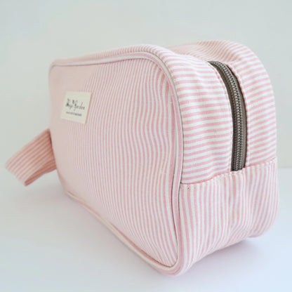 Bags Garden bolso de mano Neceser algodón Rayas Rosa Bags Garden Bags Garden