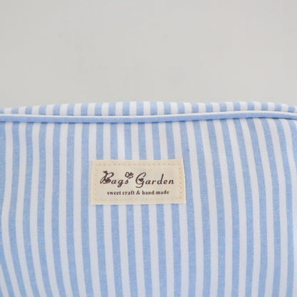 Bags Garden bolso de mano Neceser algodón Rayas ancha Azulado Bags Garden Bags Garden