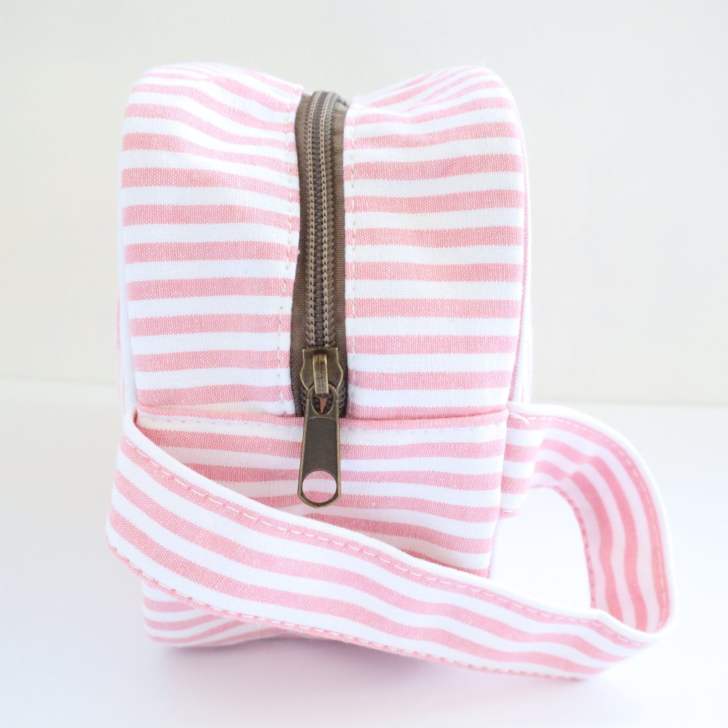 Bags Garden bolso de mano Neceser algodón Rayas ancha Rosa Bags Garden Bags Garden