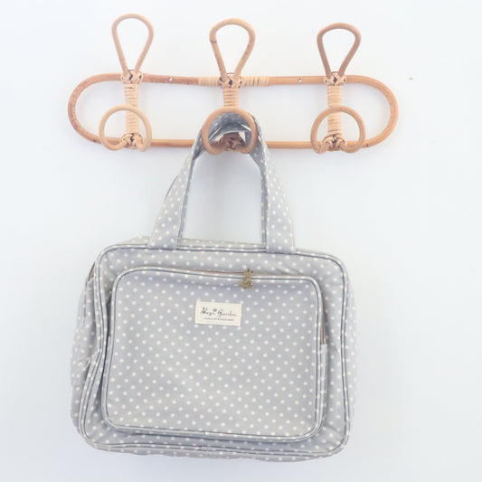 Bags Garden bolso de mano Neceser compartimentos waterproof Lunares Greige Bags Garden Bags Garden