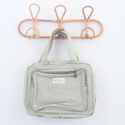 Bags Garden bolso de mano Neceser compartimentos waterproof Lunares Mint Bags Garden Bags Garden