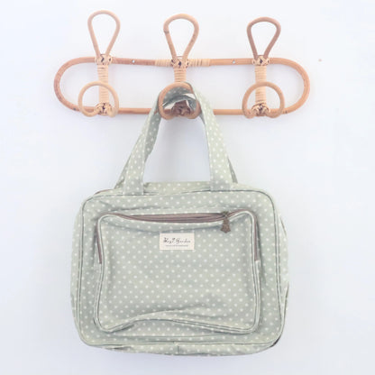Bags Garden bolso de mano Neceser compartimentos waterproof Lunares Mint Bags Garden Bags Garden