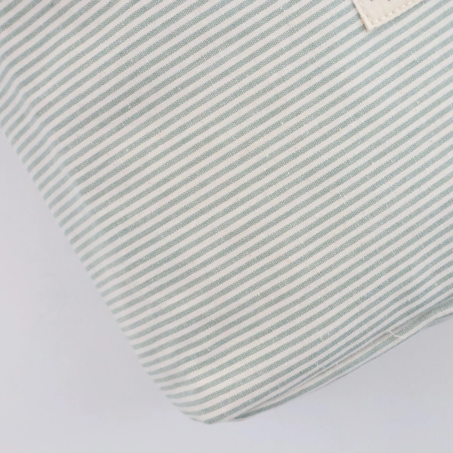 Bags Garden bolso de mano Neceser de algodón Rayas Mint Bags Garden Bags Garden