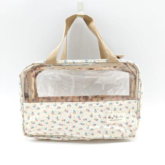 Bags Garden bolso de mano Neceser maquillaje impermeable con doble compartimento Banana Bags Garden Bags Garden