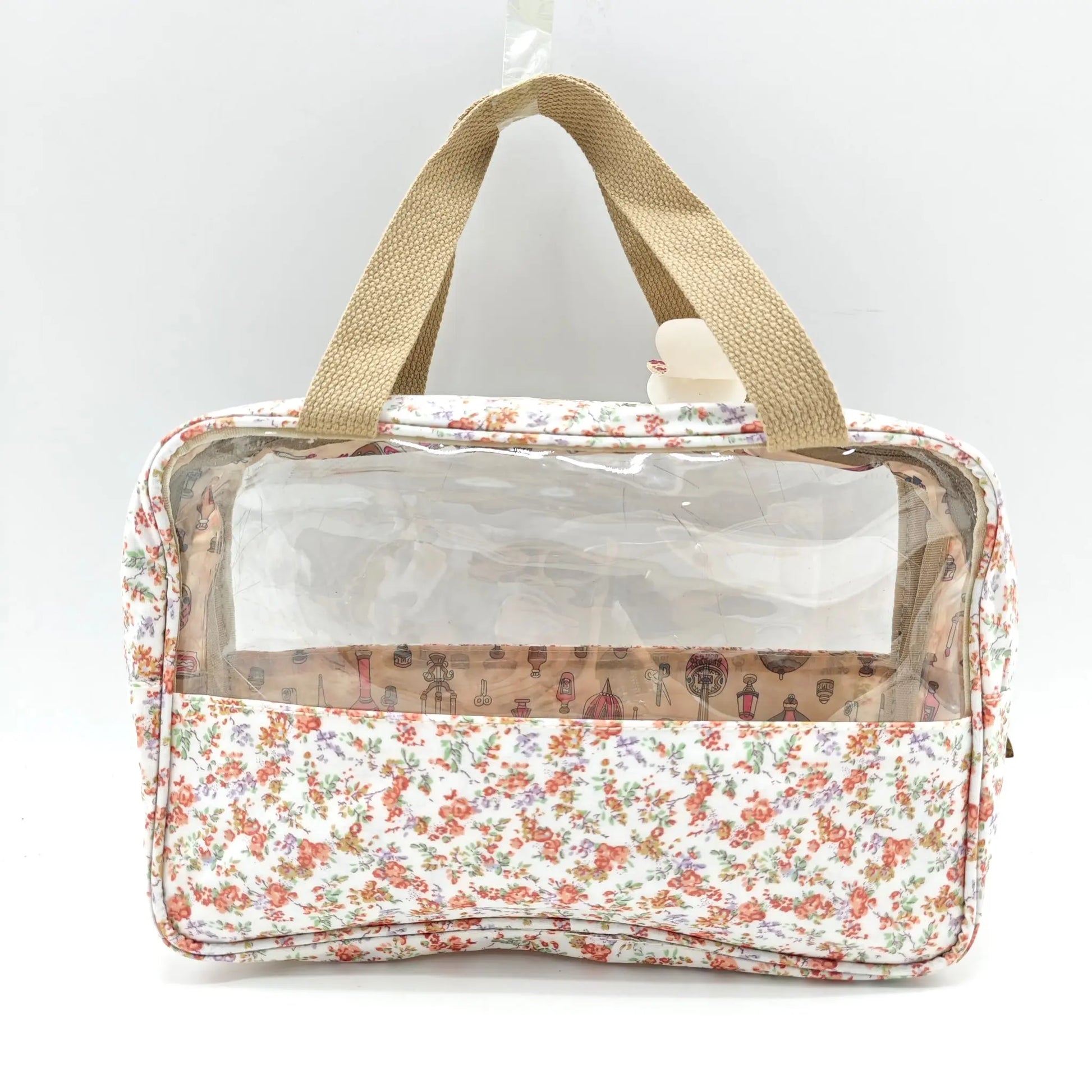 Bags Garden bolso de mano Neceser maquillaje impermeable con doble compartimento Fresilla Bags Garden Bags Garden