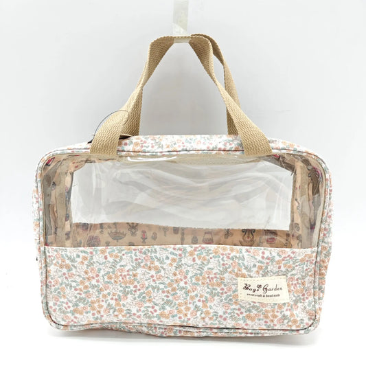 Bags Garden bolso de mano Neceser maquillaje impermeable con doble compartimento Naranja Bags Garden Bags Garden