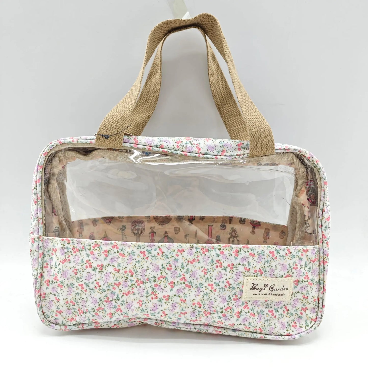 Bags Garden bolso de mano Neceser maquillaje impermeable con doble compartimento Pitaya Bags Garden Bags Garden