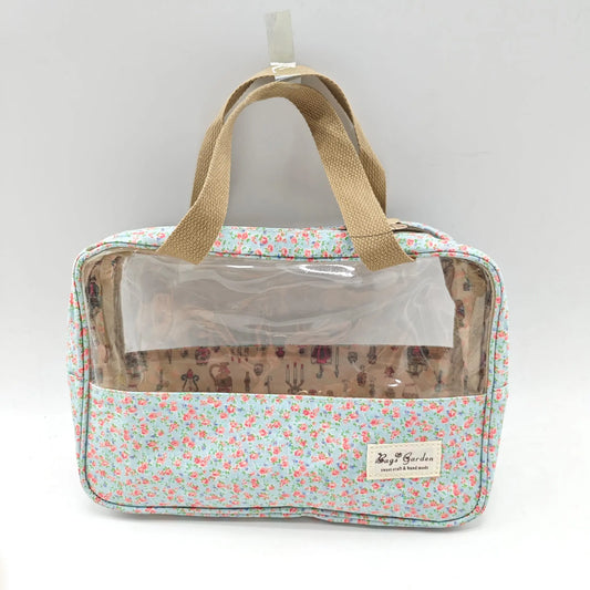 Bags Garden bolso de mano Neceser maquillaje impermeable con doble compartimento Ruibarbo Bags Garden Bags Garden