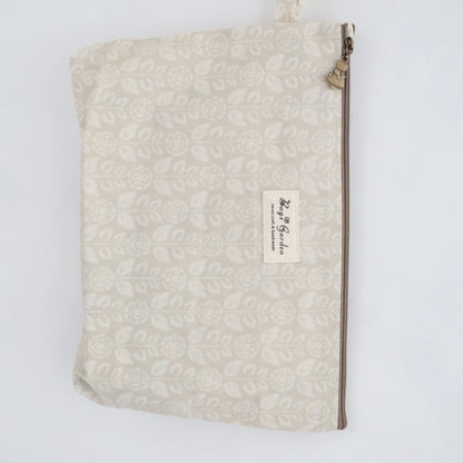 Bags Garden neceser Neceser maxi waterproof Botanica Beige Bags Garden Bags Garden