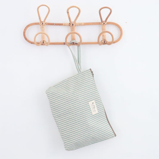 Bags Garden neceser Neceser maxi waterproof Rayas Mint Bags Garden Bags Garden