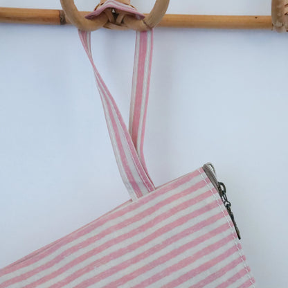 Bags Garden neceser Neceser maxi waterproof Rayas Rosa Bags Garden Bags Garden