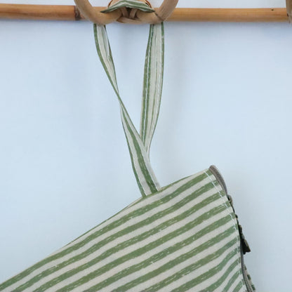 Bags Garden neceser Neceser maxi waterproof Rayas Verde Bags Garden Bags Garden