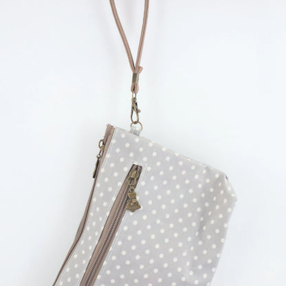 Bags Garden neceser Neceser mini waterproof Lunares Greige Bags Garden Bags Garden