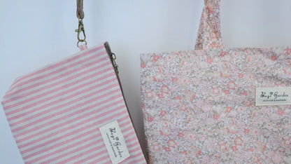 Bags Garden neceser Neceser mini waterproof Rayas Rosa Bags Garden Bags Garden