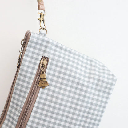 Bags Garden neceser Neceser mini waterproof Vichy Gris Bags Garden Bags Garden