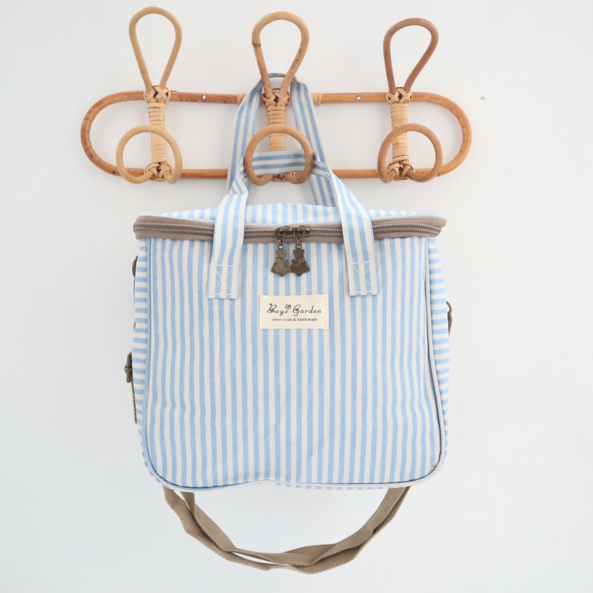 Bags Garden bolso de mano Nevera impermeable Bags Garden cuadrada Azul Bags Garden