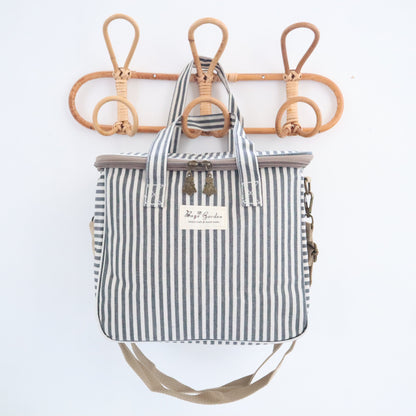 Bags Garden bolso de mano Nevera impermeable Bags Garden cuadrada Negro Bags Garden