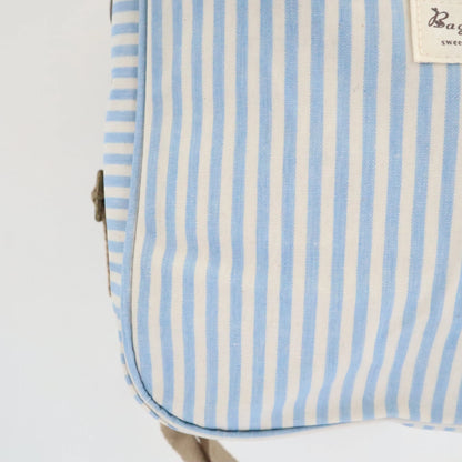Bags Garden bolso de mano Nevera impermeable Bags Garden cuadrada Rayas Azul Bags Garden