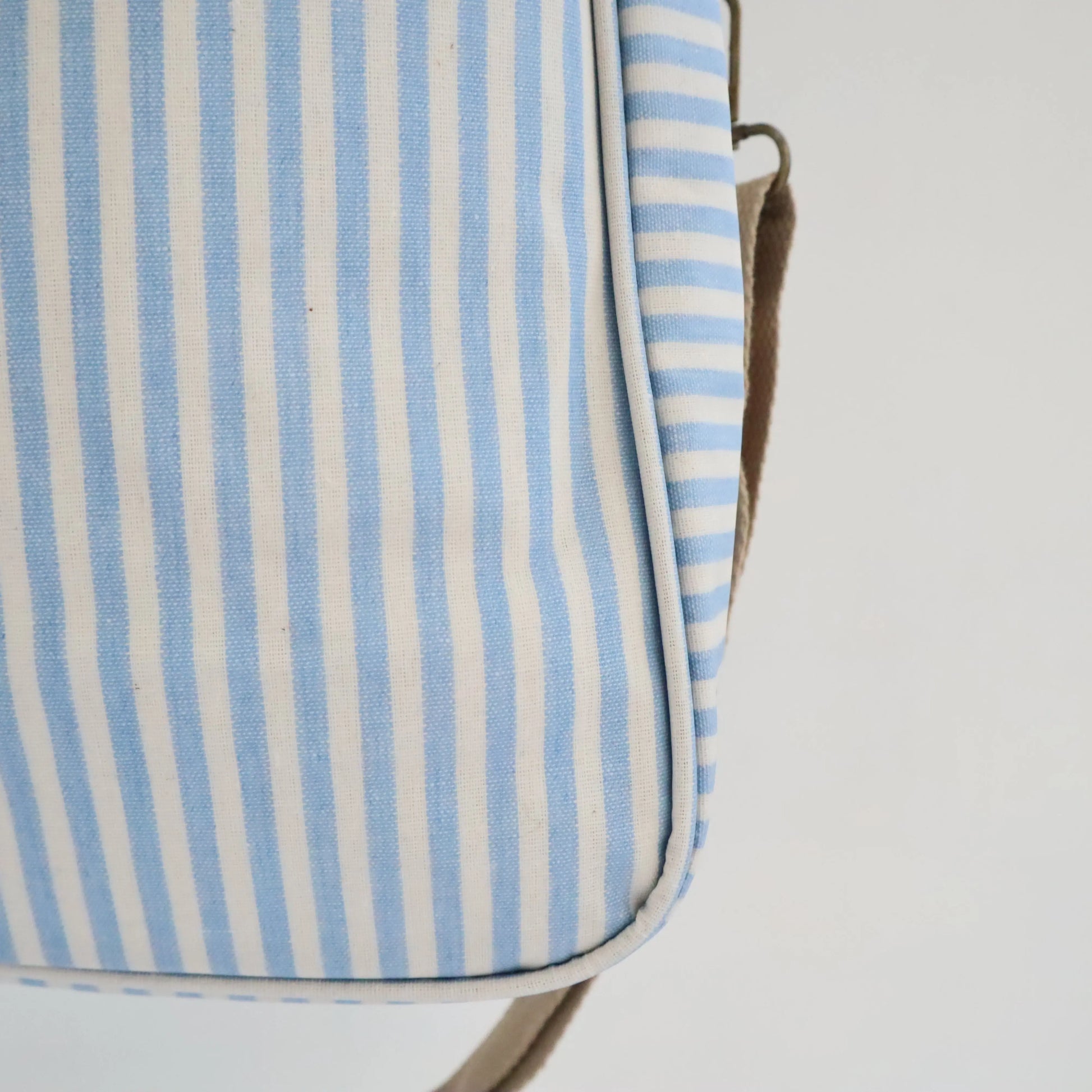 Bags Garden bolso de mano Nevera impermeable Bags Garden cuadrada Rayas Azul Bags Garden