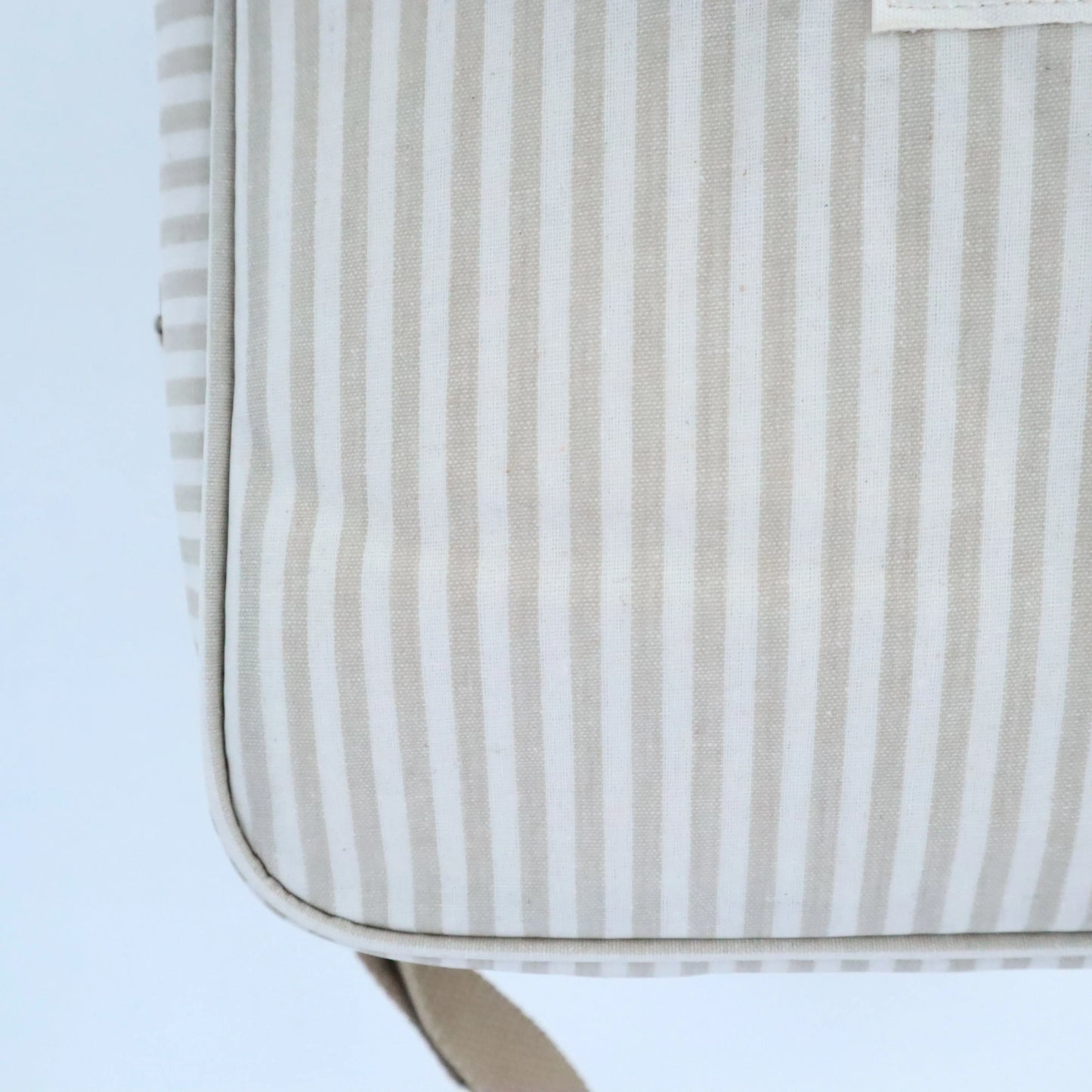 Bags Garden bolso de mano Nevera impermeable Bags Garden cuadrada Rayas Beige Bags Garden