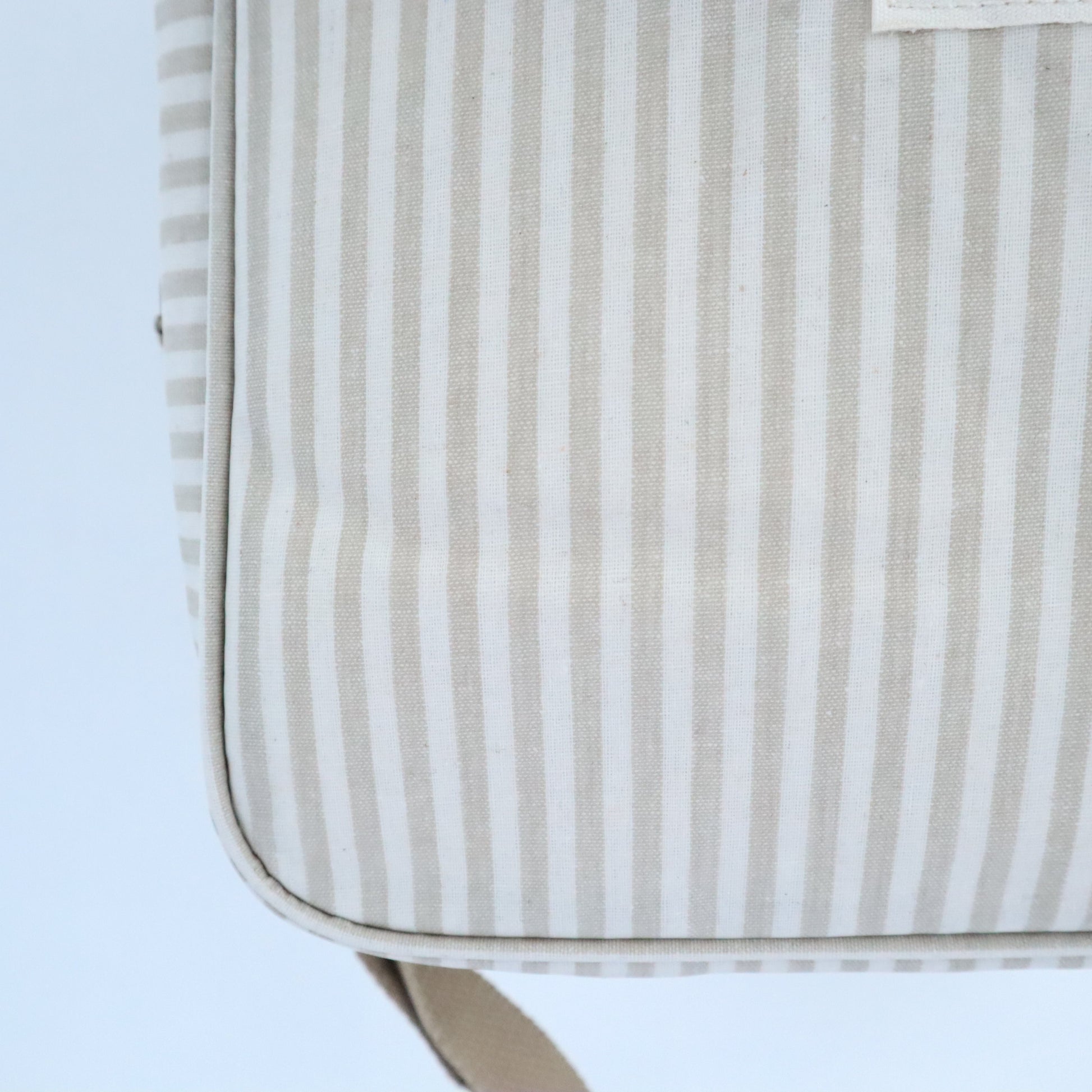 Bags Garden bolso de mano Nevera impermeable Bags Garden cuadrada Rayas Beige Bags Garden