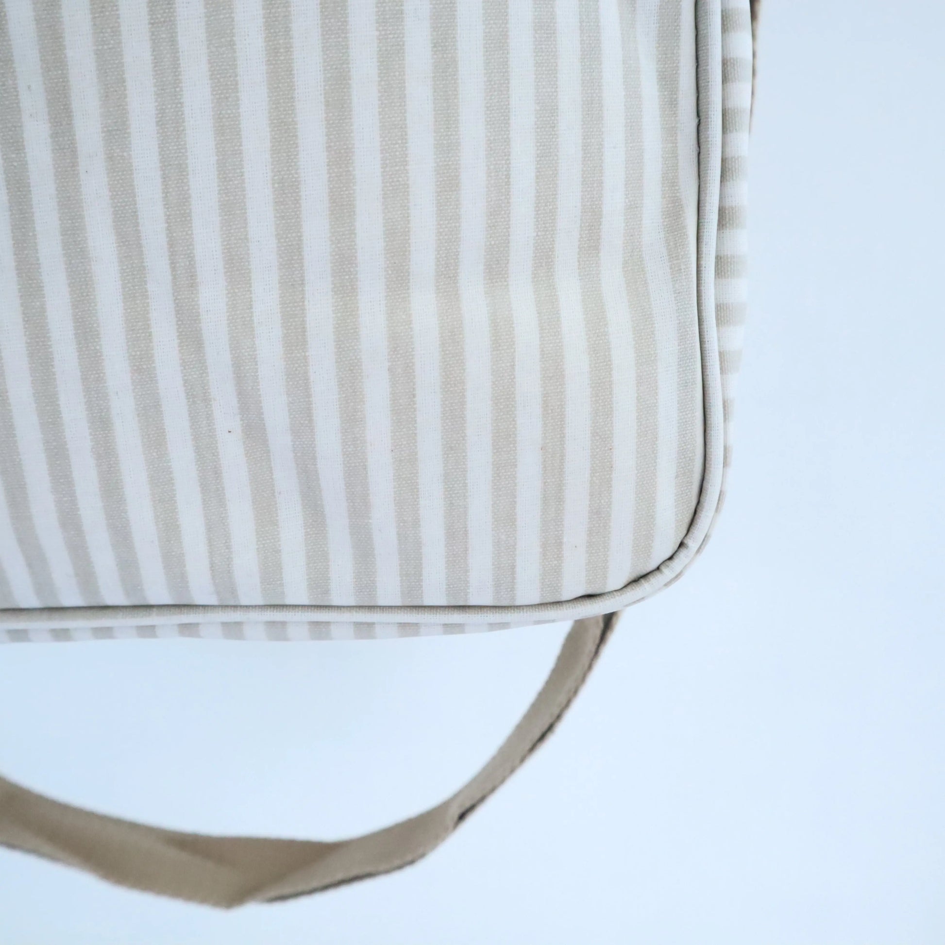 Bags Garden bolso de mano Nevera impermeable Bags Garden cuadrada Rayas Beige Bags Garden