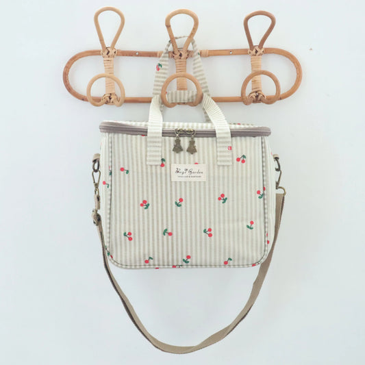 Nevera impermeable cerezas beige Bags Garden