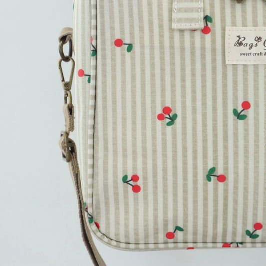 Nevera impermeable cerezas beige Bags Garden