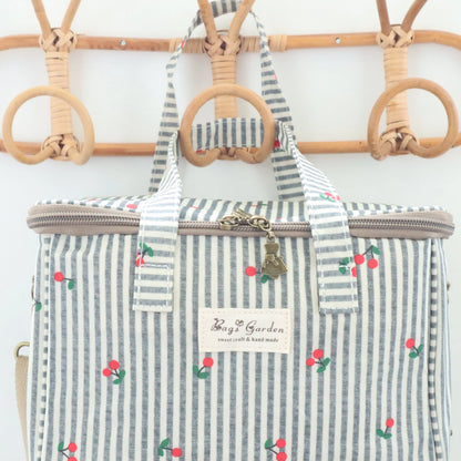 Nevera impermeable cerezas gris Bags Garden