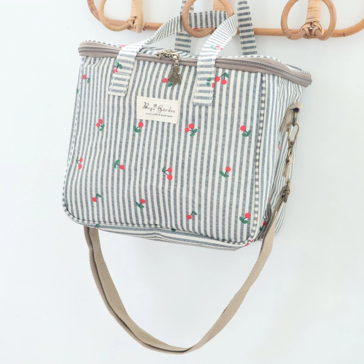 Nevera impermeable cerezas gris Bags Garden