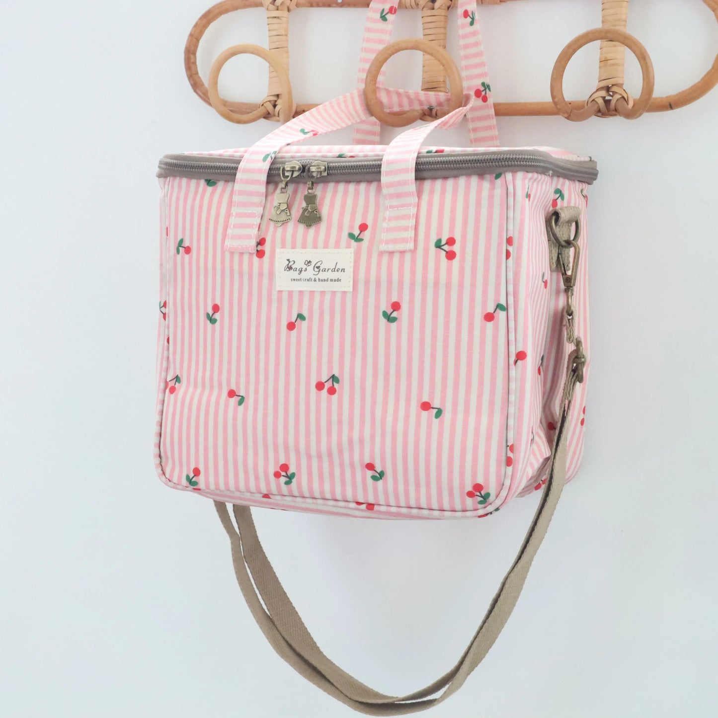 Nevera impermeable cerezas rosa Bags Garden