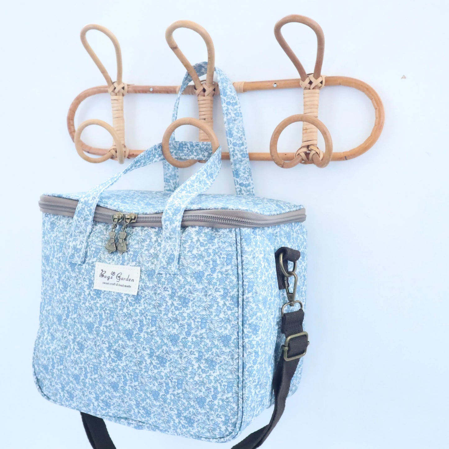 Bags Garden bolso de mano Nevera impermeable cuadrada Bags Garden – Diseño Flores Hibisco Bags Garden