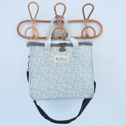 nevera impermeable floral color uva Bags Garden