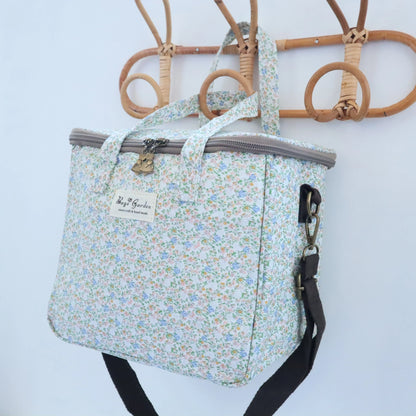 Bags Garden bolso de mano Nevera impermeable cuadrada Bags Garden – Diseño Flores Uva Bags Garden