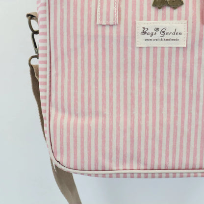 Neverita impermeable cuadrada Rayas Empolvado Bags Garden