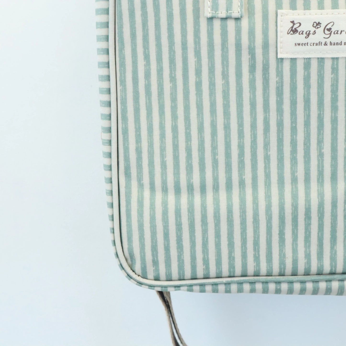 Neverita impermeable cuadrada Rayas Mint Bags Garden