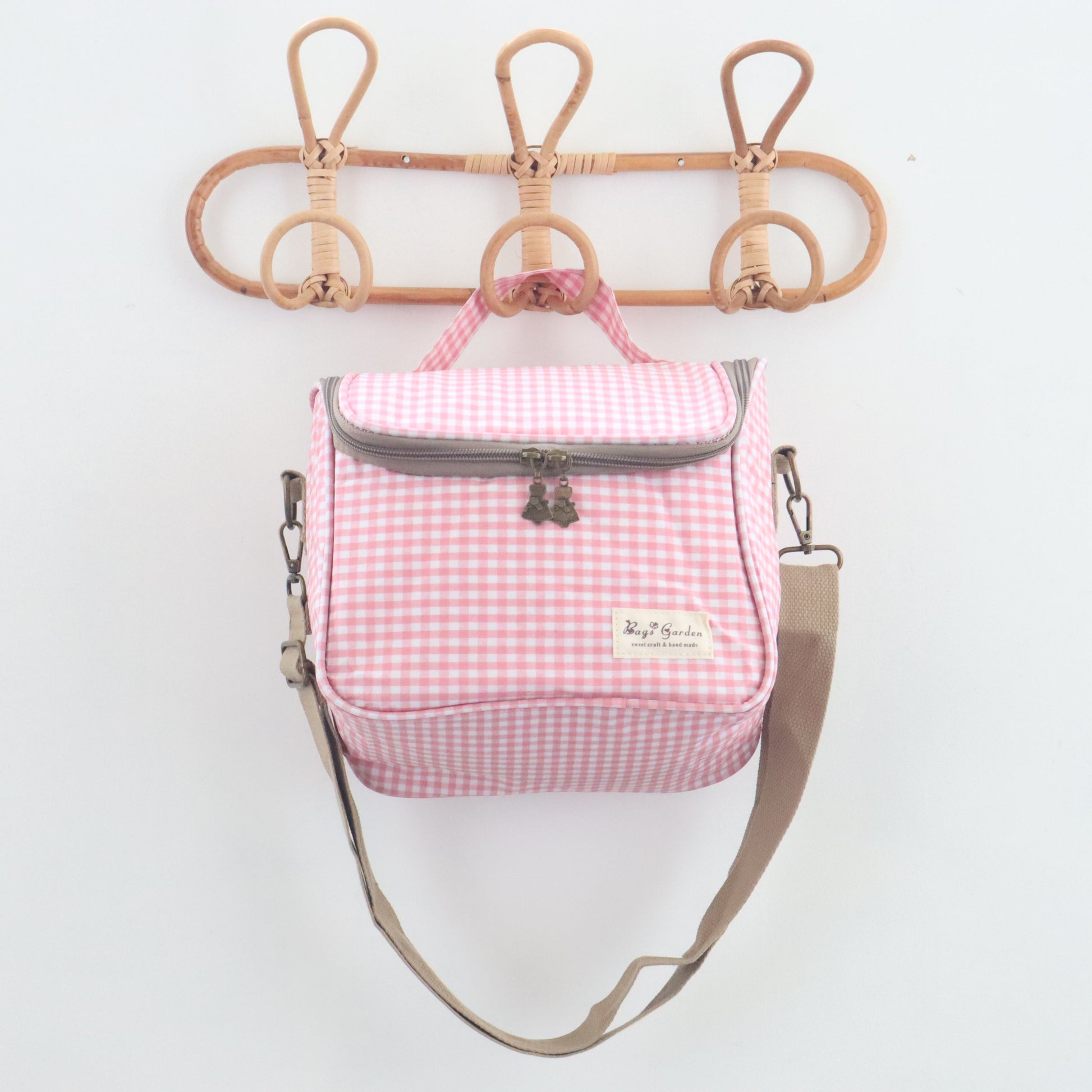 Bags Garden bolso de mano Neverita waterproof Vichy Rosa Bags Garden Bags Garden