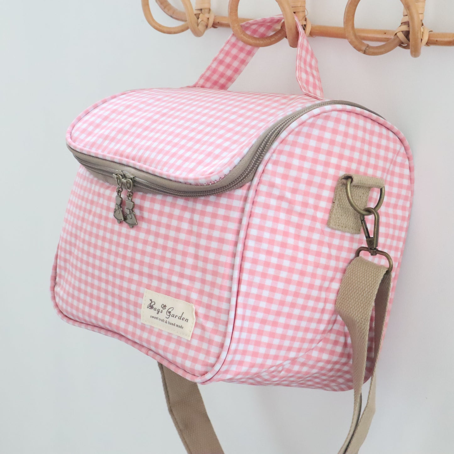 Bags Garden bolso de mano Neverita waterproof Vichy Rosa Bags Garden Bags Garden