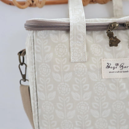 Bags Garden bolso de mano Neverita waterproof cuadrada Botánica beige Bags Garden Bags Garden
