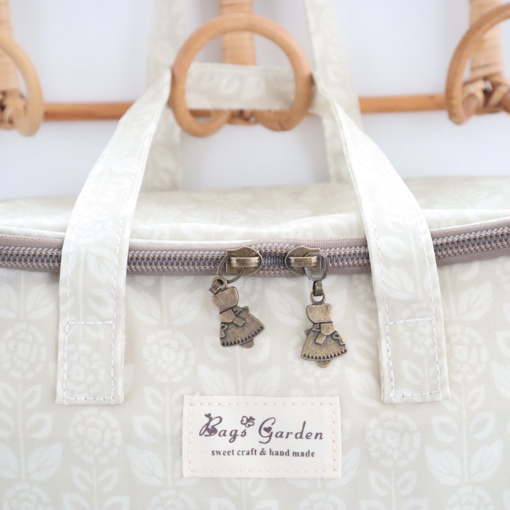 Bags Garden bolso de mano Neverita waterproof cuadrada Botánica beige Bags Garden Bags Garden