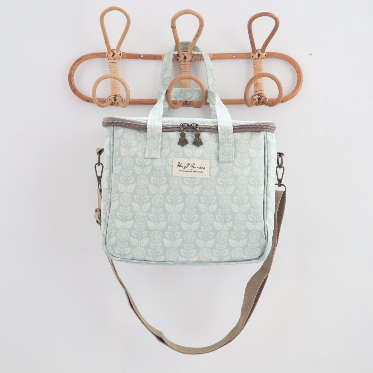 Bags Garden bolso de mano Neverita waterproof cuadrada Botánica mint Bags Garden Bags Garden